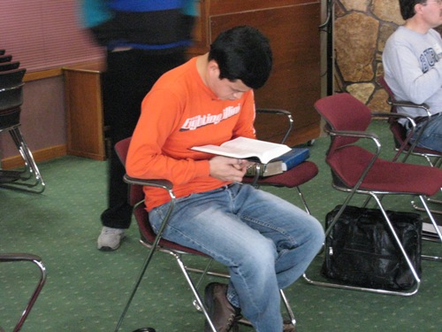 Andrew Reading Bible.JPG